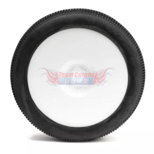 Hotrace AMAZZONIA SuperSoft 1/8 Truggy Preglued White rim #002-0313